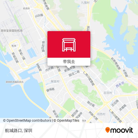 航城路口地图