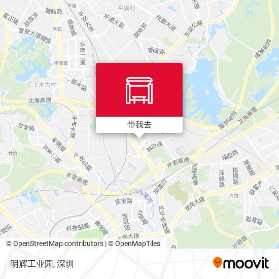 明辉工业园地图
