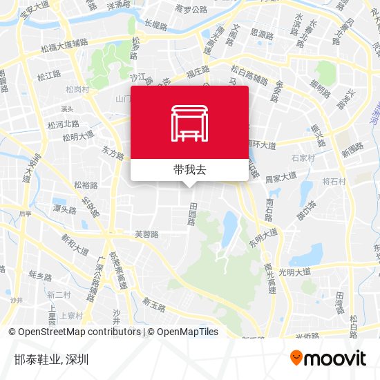 邯泰鞋业地图