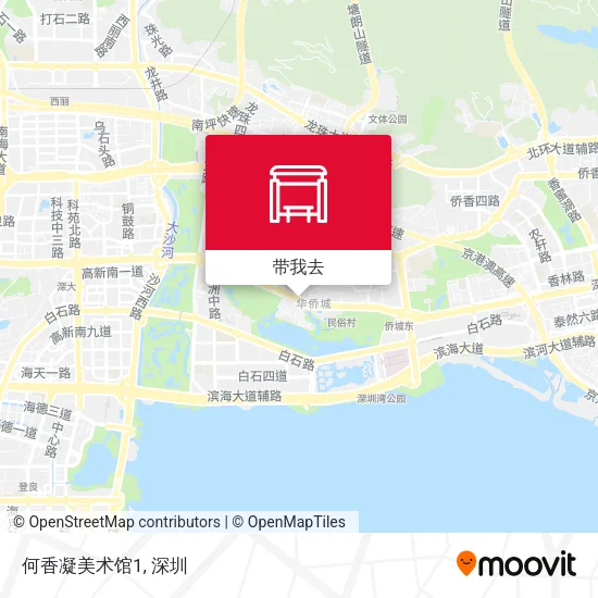 何香凝美术馆1地图