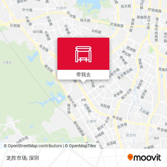 龙胜市场地图