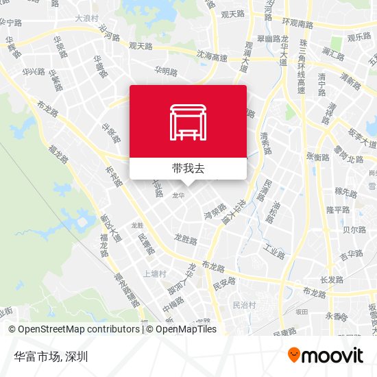 华富市场地图