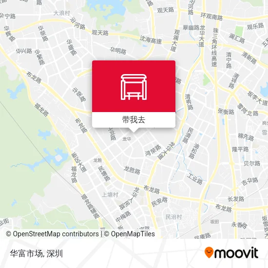 华富市场地图