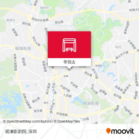 观澜影剧院地图