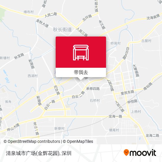 清泉城市广场(金辉花园)地图