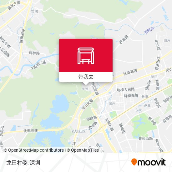龙田村委地图