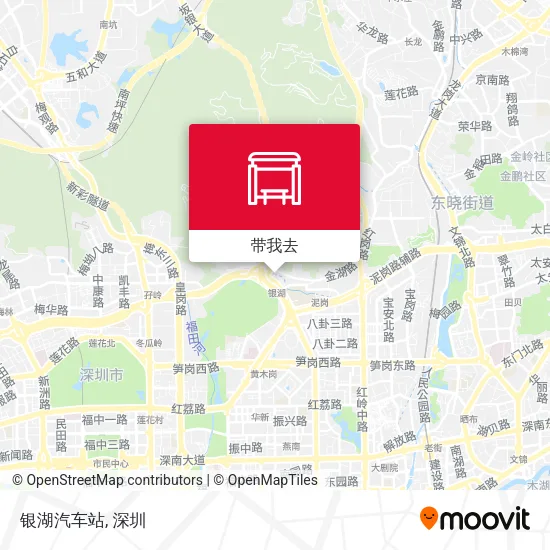 银湖汽车站地图