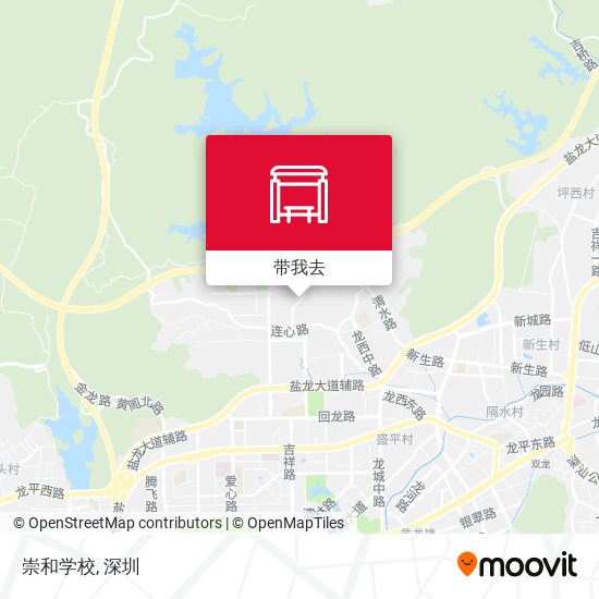 崇和学校地图