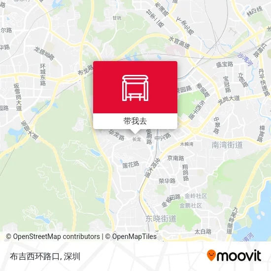 布吉西环路口地图