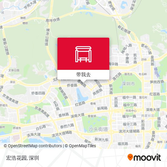 宏浩花园地图