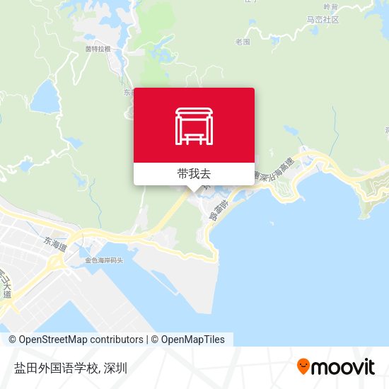 盐田外国语学校地图