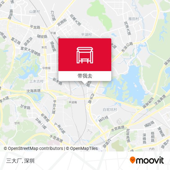 三大厂地图