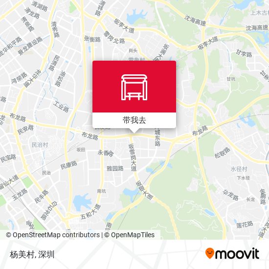 杨美村地图
