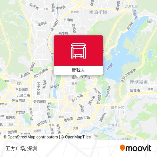 五方广场地图