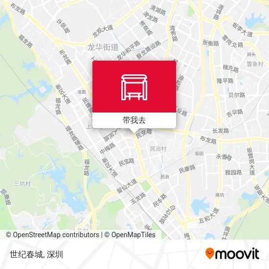 世纪春城地图