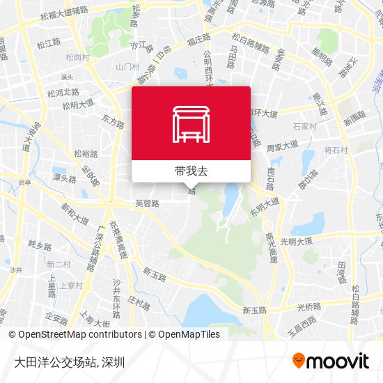 大田洋公交场站地图