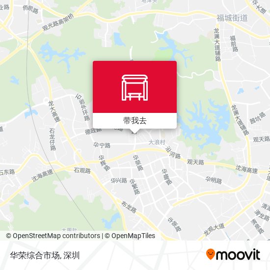 华荣综合市场地图