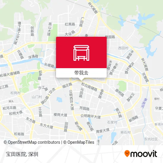 宝田医院地图