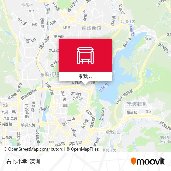 布心小学地图