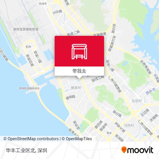 华丰工业区北地图