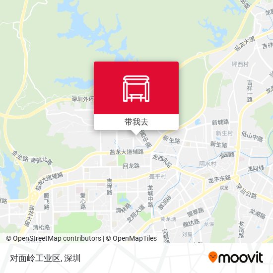 对面岭工业区地图