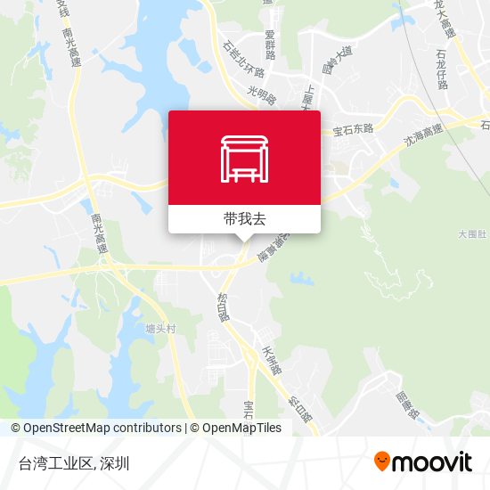 台湾工业区地图