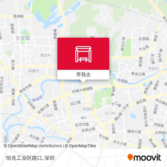 恒兆工业区路口地图