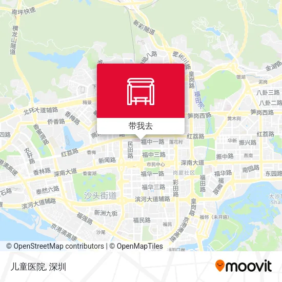 儿童医院地图