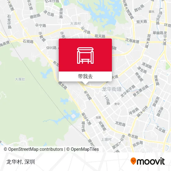 龙华村地图