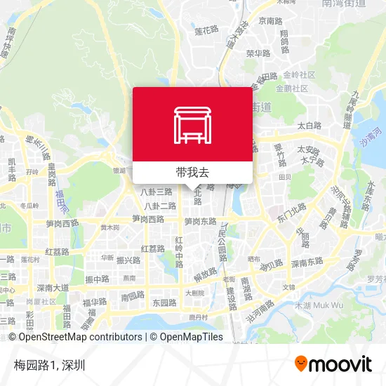 梅园路1地图