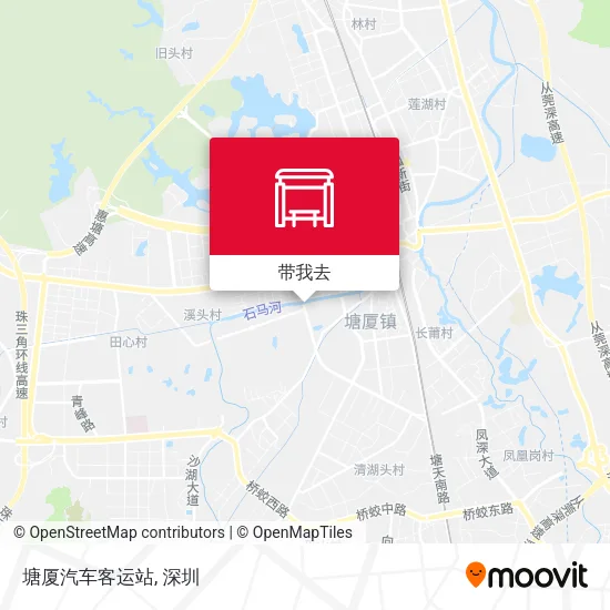 塘厦汽车客运站地图