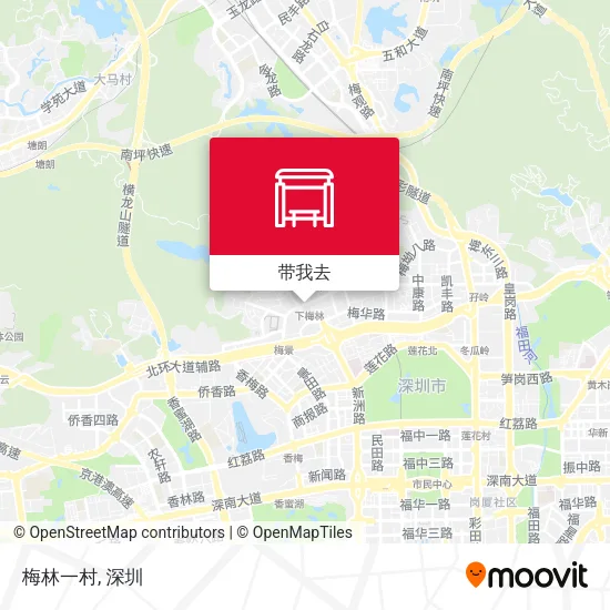梅林一村地图