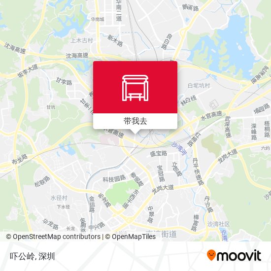 吓公岭地图