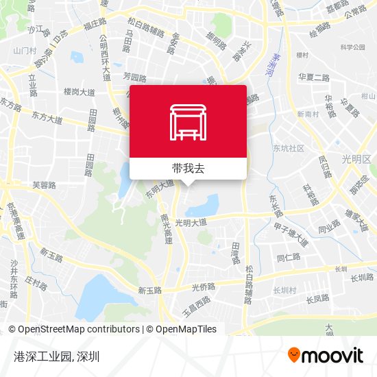 港深工业园地图