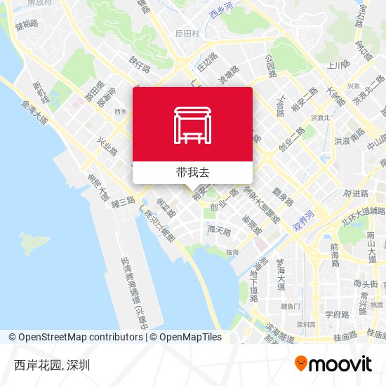 西岸花园地图