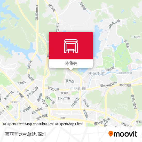 西丽官龙村总站地图