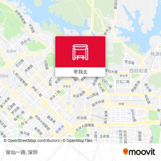 留仙一路地图