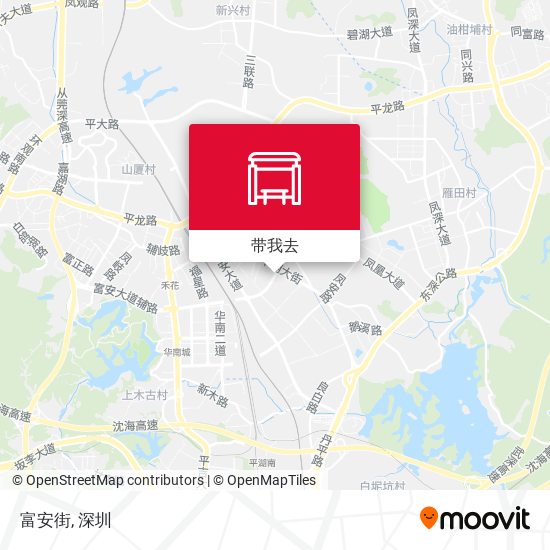 富安街地图