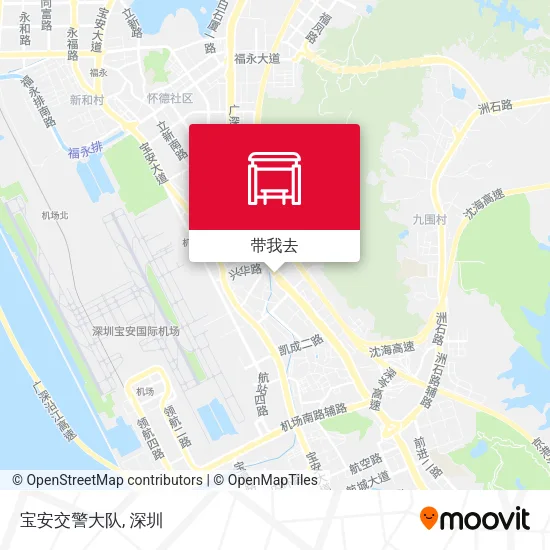 宝安交警大队地图