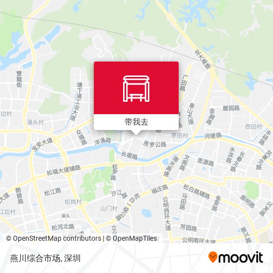 燕川综合市场地图