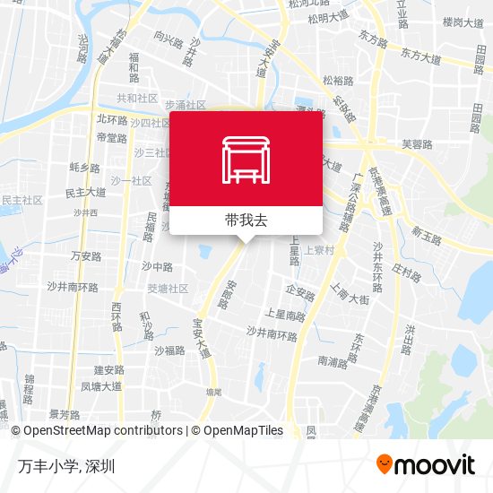 万丰小学地图