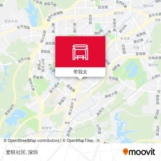 爱联社区地图