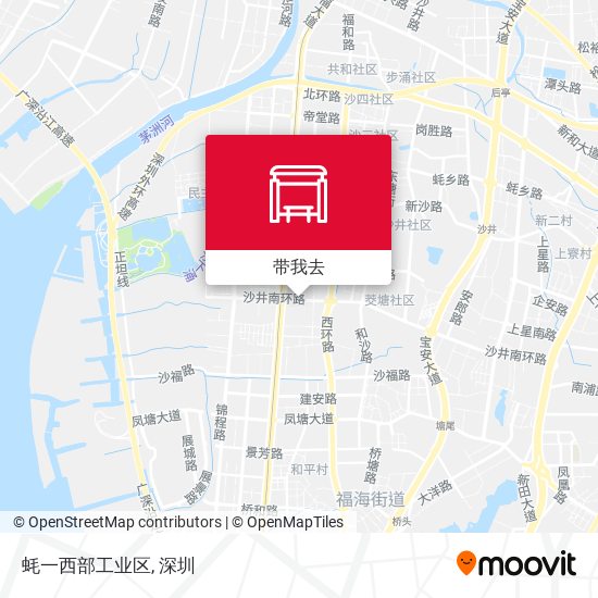 蚝一西部工业区地图