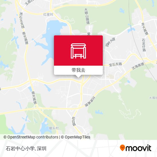 石岩中心小学地图