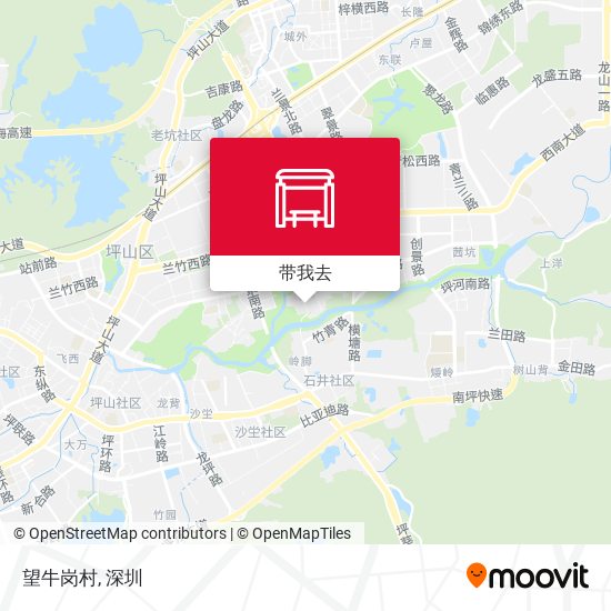 望牛岗村地图