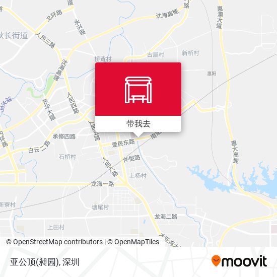 亚公顶(昶园)地图