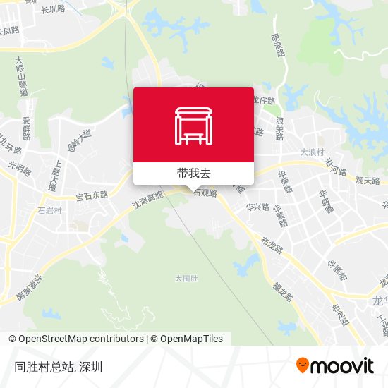 同胜村总站地图