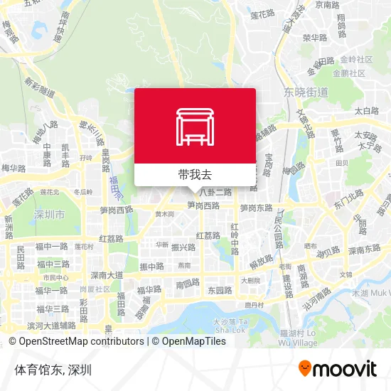体育馆东地图