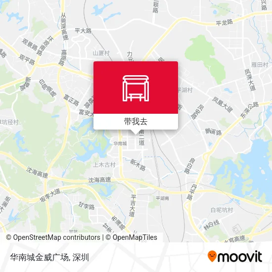 华南城金威广场地图