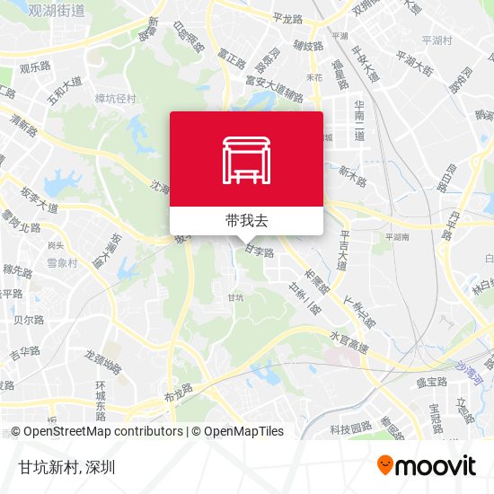 甘坑新村地图